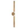 Astrid 35-in Metal Shade/Vintage Brass LED Wall/Vanity