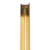 Astrid 35-in Metal Shade/Vintage Brass LED Wall/Vanity