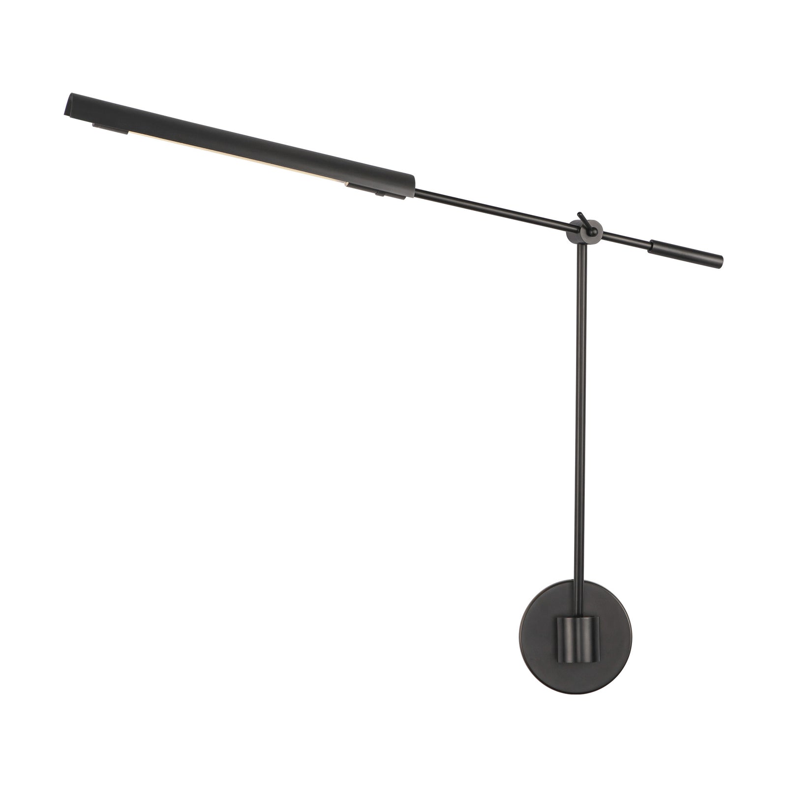 Astrid 33-in Metal Shade/Urban Bronze LED Wall/Vanity
