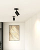 Barclay 3-in Black 1 Light Semi Flush Mount