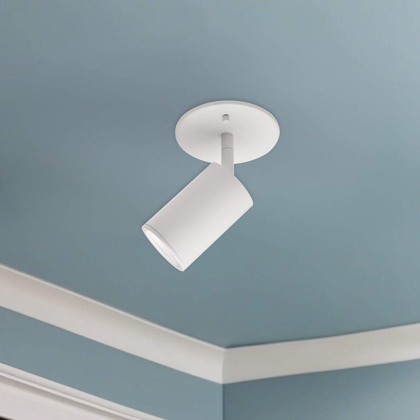 Barclay 3-in White 1 Light Semi Flush Mount