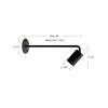 Barclay 3-in White 1 Light Wall/Ceiling