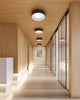 Beacon 20-in Black LED Flush Mount