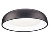Beacon 24-in Black LED Flush Mount