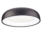 Beacon 24-in Black LED Flush Mount