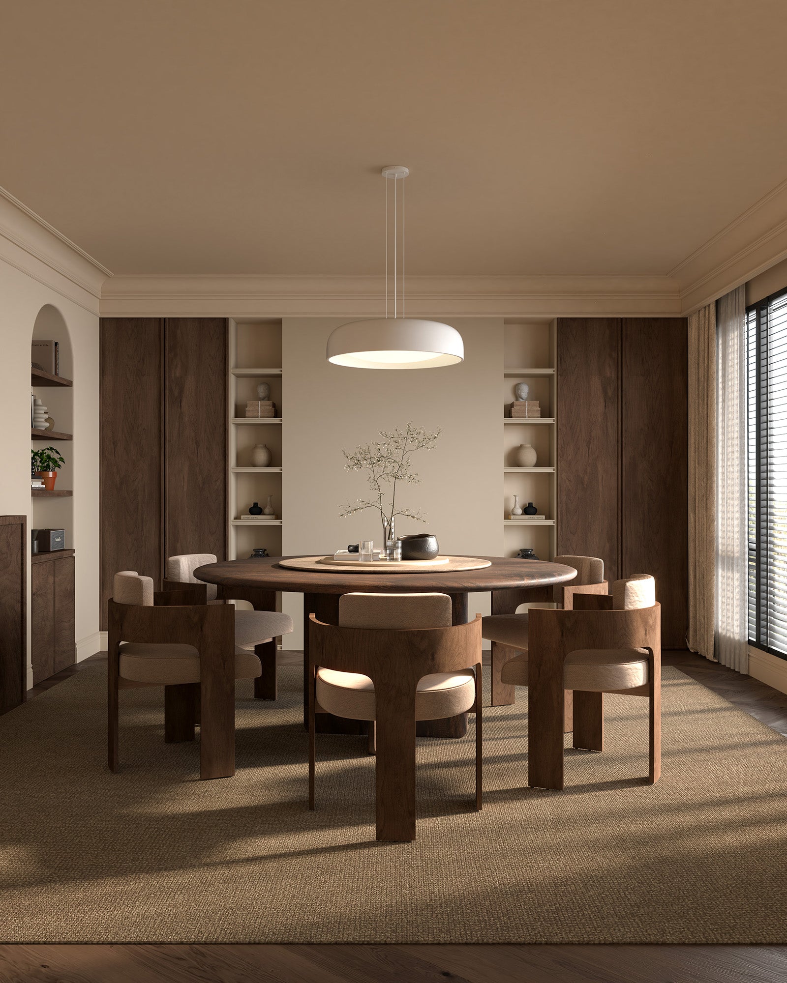 Beacon 24-in White LED Pendant