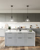 Belleview 12-in Clear Glass/Matte Black 1 Light Pendant