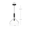 Belleview 12-in Aged Brass/Opal Glass 1 Light Pendant