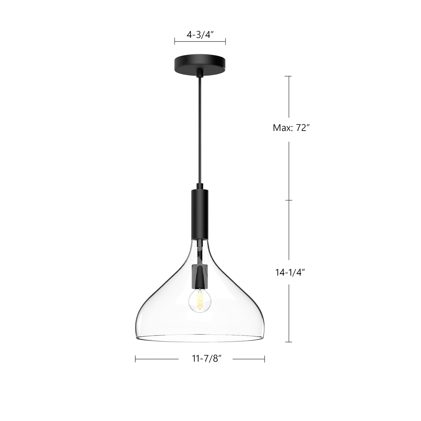 Belleview 12-in Aged Brass/Opal Glass 1 Light Pendant