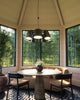 Bell 20-in Glossy Black LED Chandelier