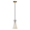 Betty 6" Aged Gold/Opal Glass