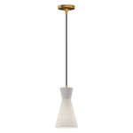 Betty 6" Aged Gold/Opal Glass