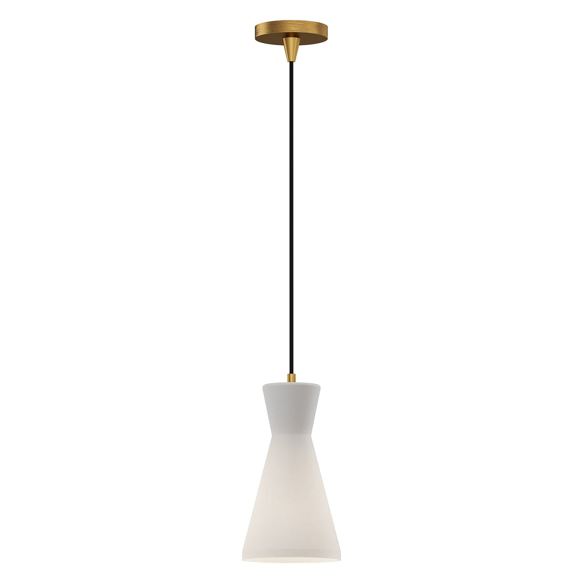 Betty 6" Aged Gold/Opal Glass