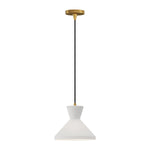 Betty 10" Aged Gold/Opal Glass