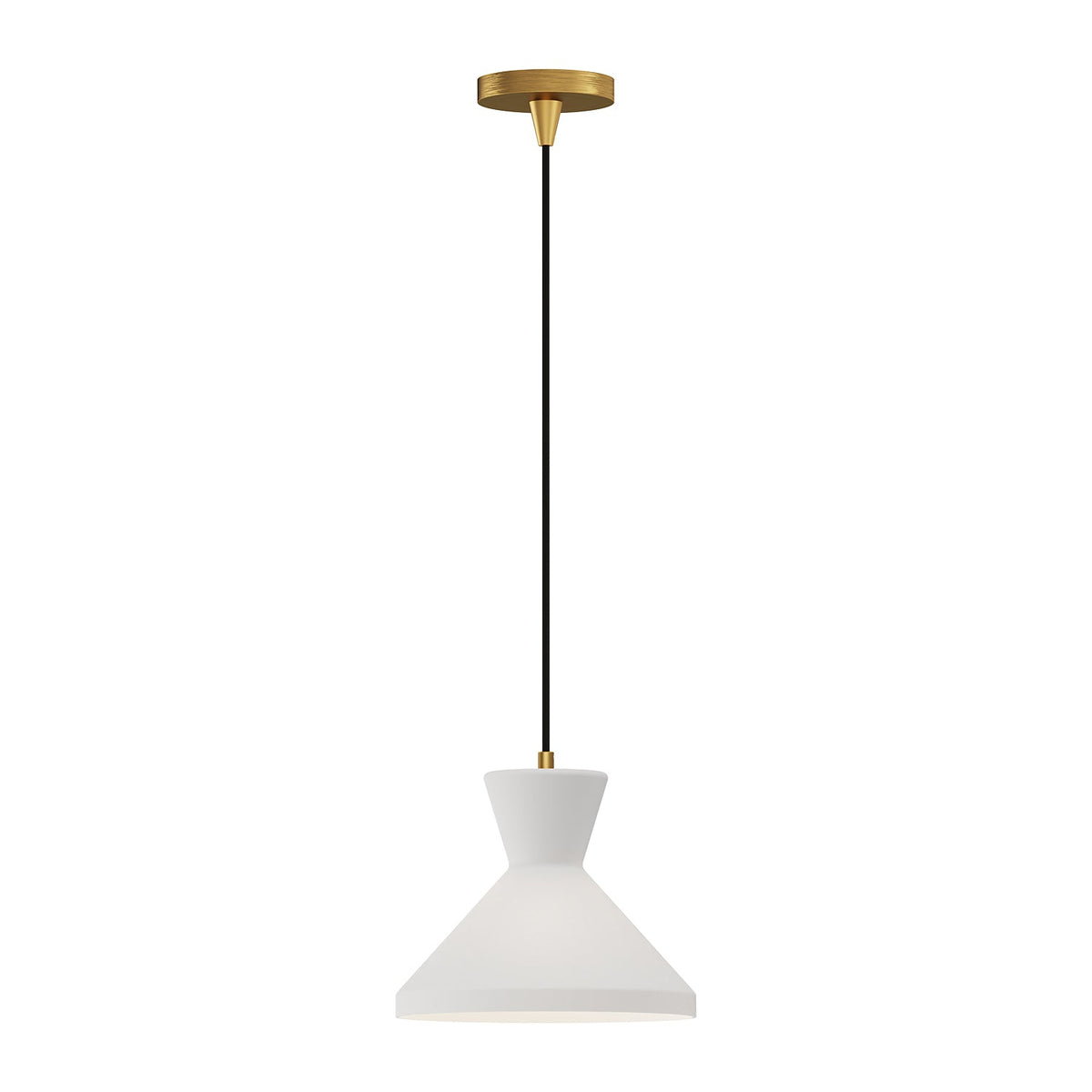 Betty 10" Aged Gold/Opal Glass