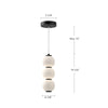 Bijou 7-in Brushed Nickel/Opal Matte Glass LED Pendant