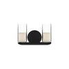 Birch 11-in Black/Clear LED Vanity