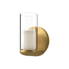 Birch 3-in Brushed Gold/Clear LED Wall Sconce