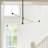 Blade 32-in Black LED Chandeliers