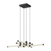 Blade 34-in Black LED Chandeliers