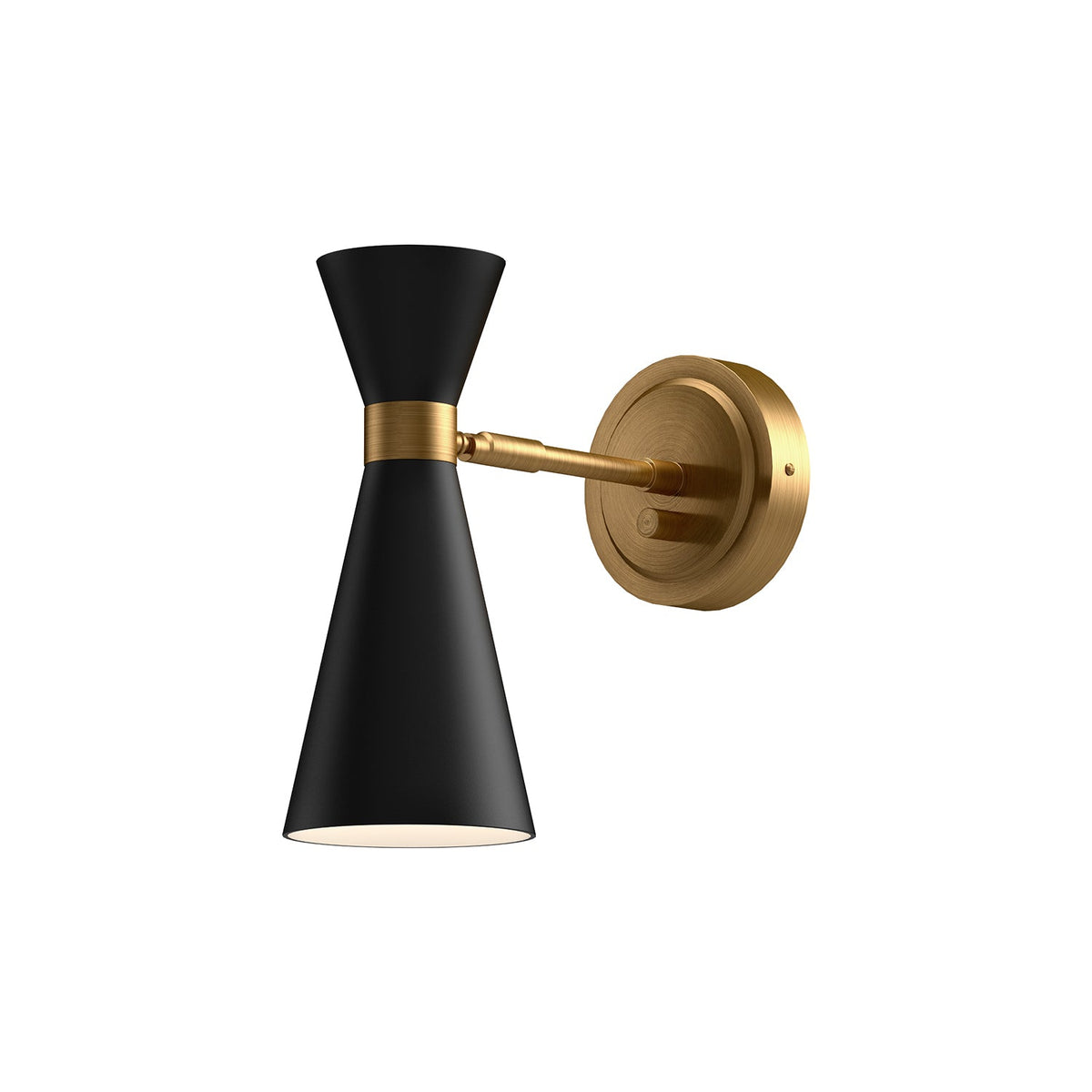 Blake 4" Aged Gold/Matte Black