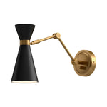 Blake 5" Aged Gold/Matte Black