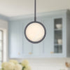 Blanco 6-in Urban Bronze/Alabaster LED Pendant