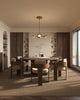 Blanco 28-in Vintage Brass/Alabaster LED Pendant