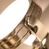 Blanco 6-in Polished Nickel/Alabaster LED Wall/Vanity