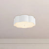 Blossom 14-in Antique White Socket Flush Mount