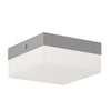 Blox Square 9" Flush Mount - Satin Nickel