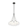 Bolla 16-in Black LED Chandelier