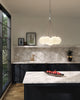 Bolla 17-in Opal Glass LED Chandelier