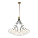 Bolla 28-in Brushed Gold LED Chandelier