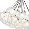 Bolla 28-in Black LED Chandelier