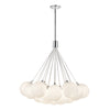 Bolla 28-in Opal Glass LED Chandelier