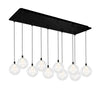 Bolla 29-in Black 10-Light Multi Pendant