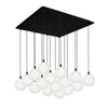 Bolla 21-in Black 16-Light Multi Pendant