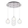 Bolla 16-in Chrome 5-Light Multi Pendant