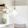 Bolla 5-in Brushed Gold LED Pendant