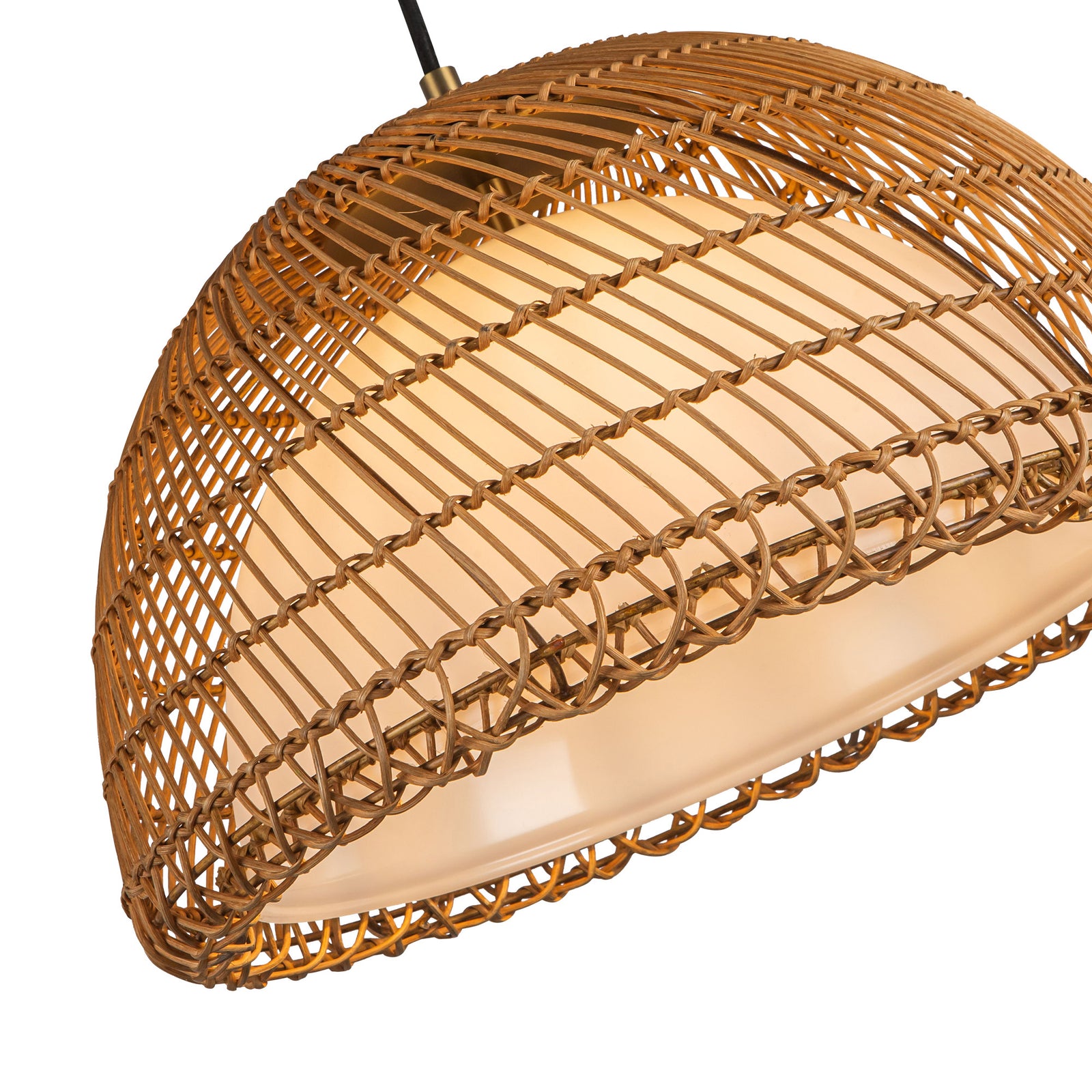 Bondi 16-in Brushed Gold/Opal 1 Light Pendant