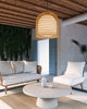 Bondi 20-in Brushed Gold/Opal Glass 1 Light Pendant