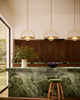 Bowery 14-in Vintage Brass LED Pendant