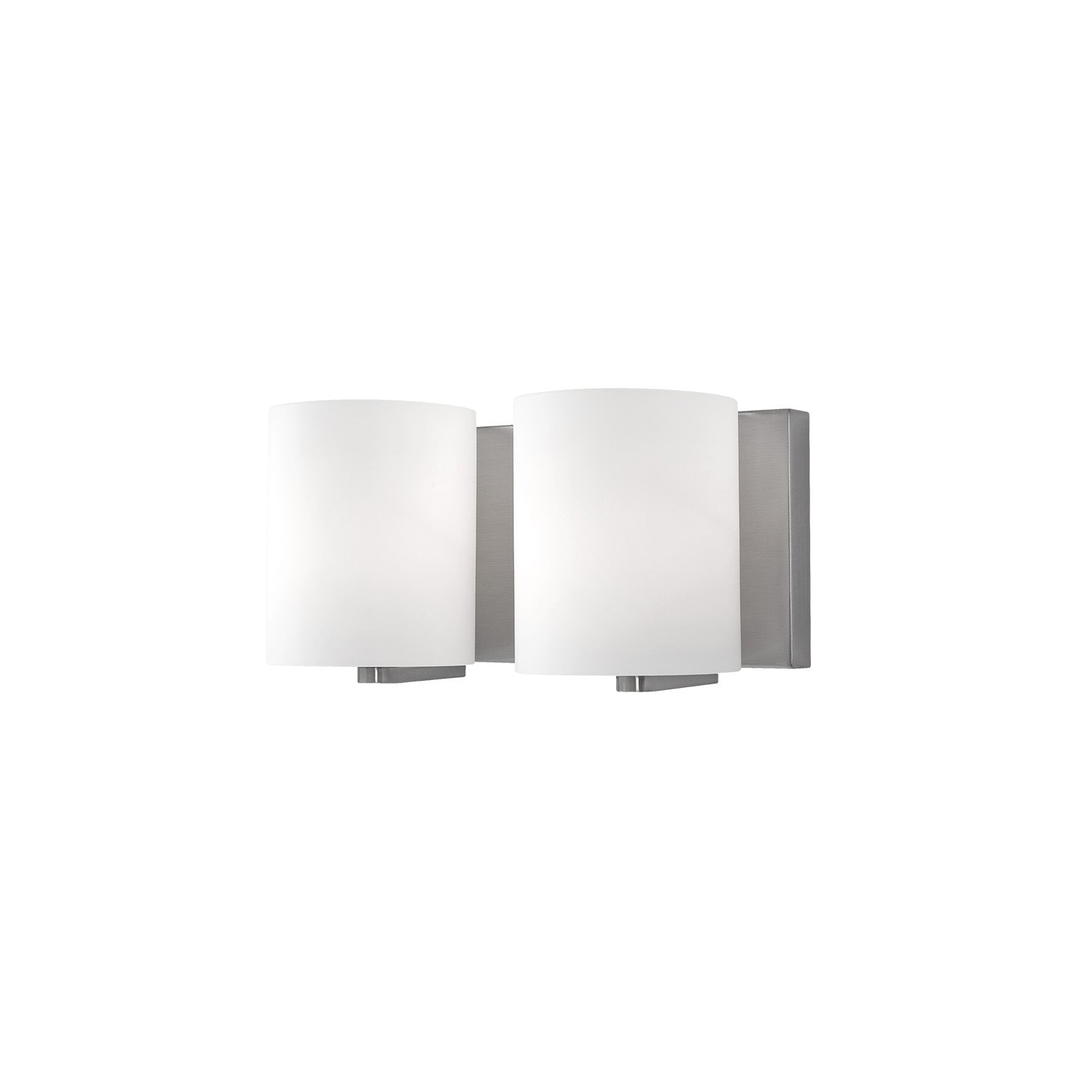 Bridgewater 12-in Brushed Nickel 2 Lights Vanity