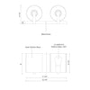 Bridgewater 12-in Brushed Nickel 2 Lights Vanity