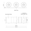 Bridgewater 19-in Brushed Nickel 3 Lights Vanity
