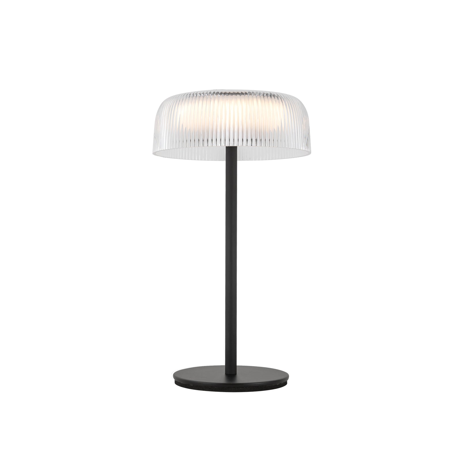 Brilla 6-in Black LED Table Lamp