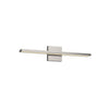 Brio 24-in Brushed Nickel LED Vanity
