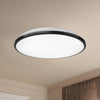 Brook 11-in Black LED Flush Mount