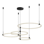 Bruni 55-in Black LED Chandeliers
